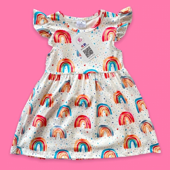 Brittanynj Boutique Other - Girl Boutique Rainbow Dress
